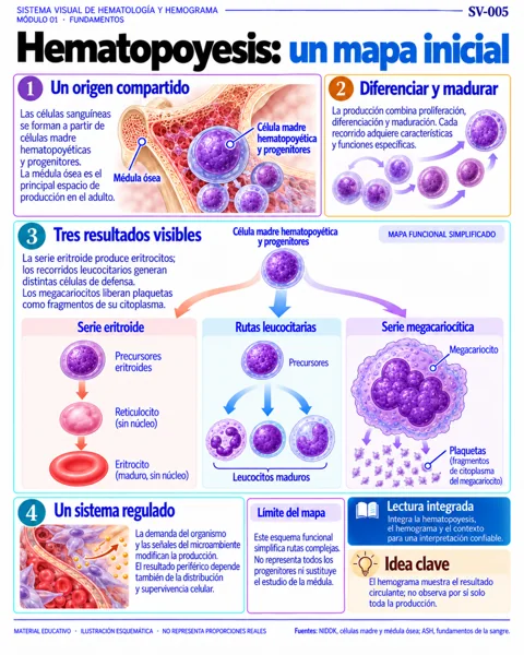 Hematopoyesis: un mapa inicial