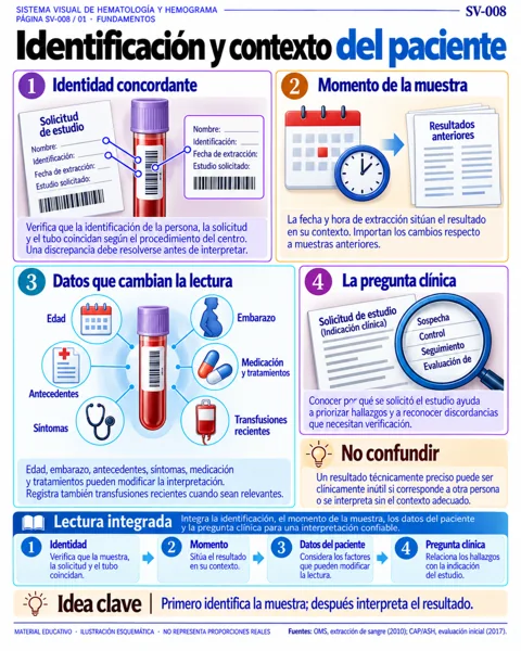 Identificación y contexto del paciente