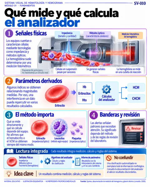 Qué mide y qué calcula el analizador